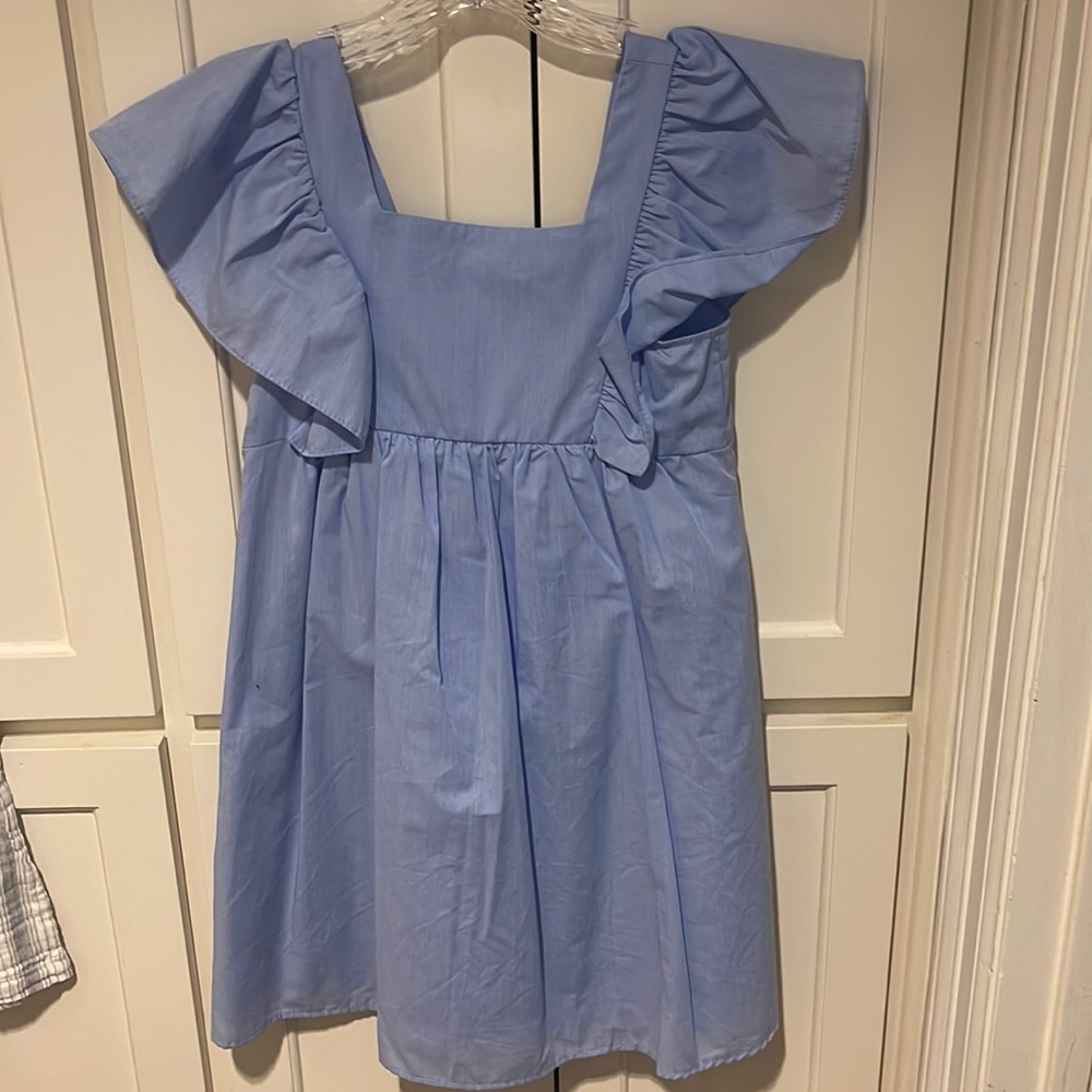 Zara girls size 10 blue dress